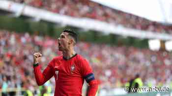 Umstritten? Oh nein!: Cristiano Ronaldo lässt es vor der EM richtig krachen