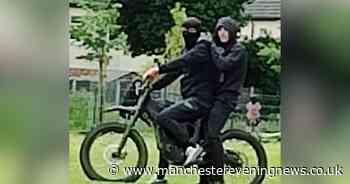 Photo released after motorbike used recklessly near schoolkids as they played outside