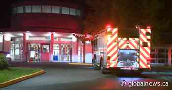 Crews battle fire inside Maple Ridge high school
