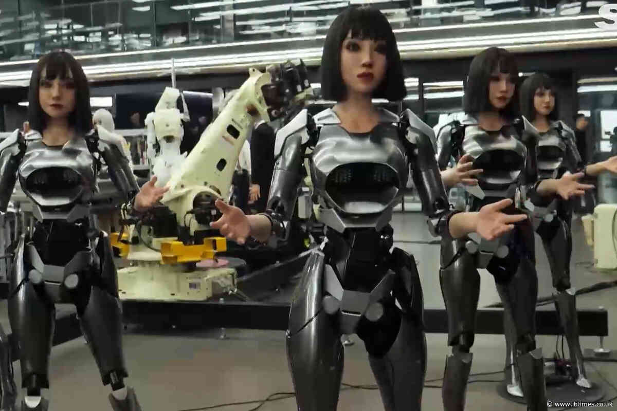 What's Inside This China Factory? Eerie Humanoid Robots! [Video]