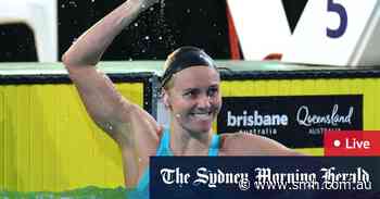 Australian swimming trials LIVE: Ariarne Titmus breaks 200m freestyle world record
