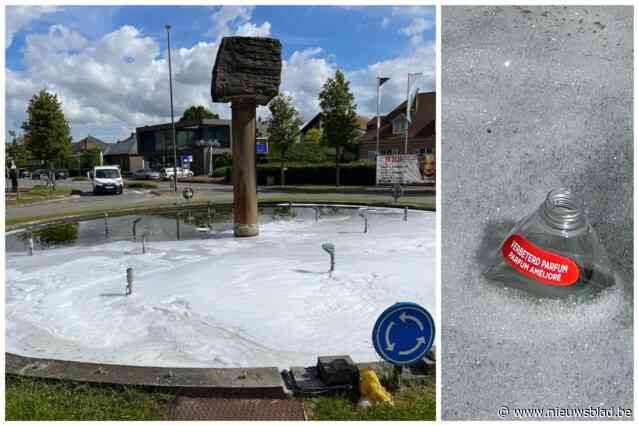 Vandaal gooit busje met Dreft in fontein en veroorzaakt schuimtapijt: “Grappig? Tot je de kosten hoort”