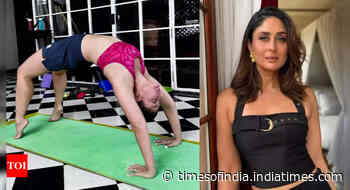 Kareena serves fitness goals with 'Chakrasana'