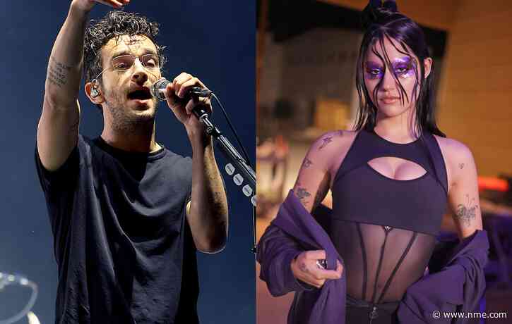 The 1975’s Matty Healy and model Gabbriette Bechtel seemingly confirm engagement at Charli XCX show 