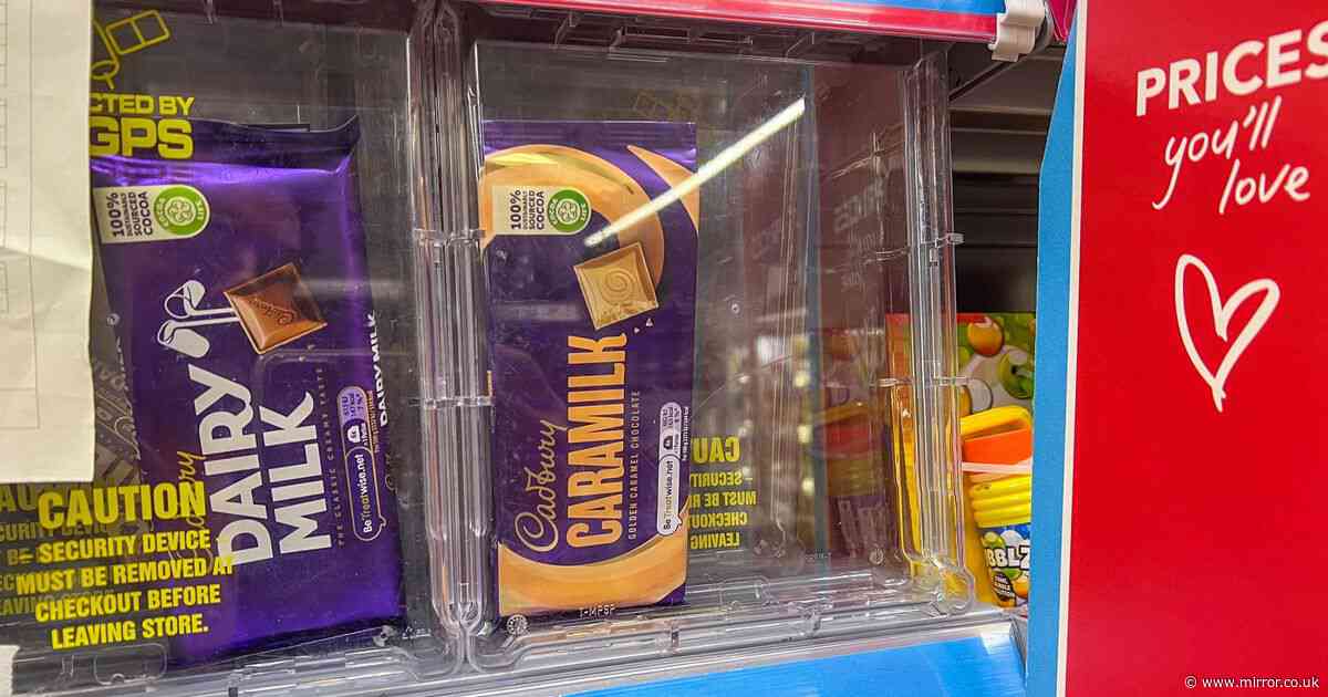 Supermarket putting £2 chocolate bars in anti-shoplifter security boxes