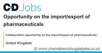 Collaborative opportunity on the import/export of pharmaceuticals: Opportunity on the import/export of pharmaceuticals
