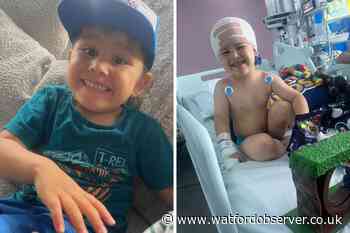 Boy, 4, hospitalised in Watford crash returns home
