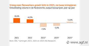 "In 2025 eindelijk weer groei voor de flexbranche"