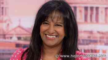 GMB's Ranvir Singh looks unreal in vibrant fitted dress and bouncy 70s curls