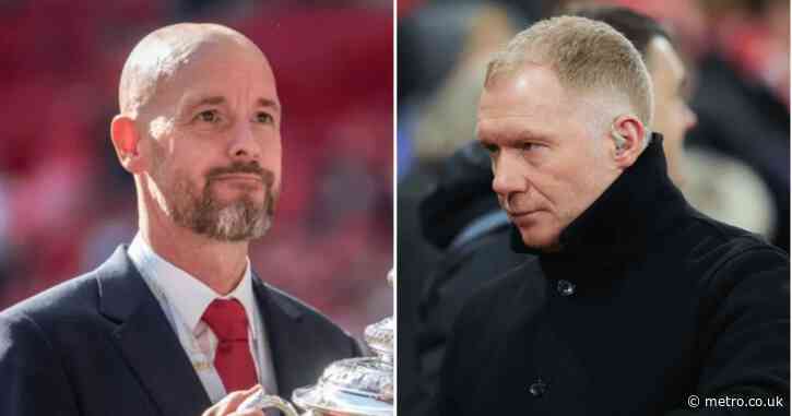 Paul Scholes reacts to Manchester United’s decision to keep faith with Erik ten Hag as manager