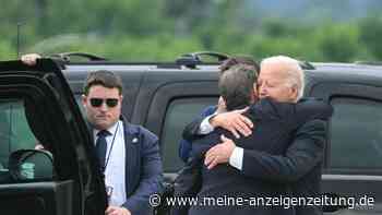 Emotionales Bild aufgetaucht: Joe Biden tröstet Sohn Hunter nach Verurteilung