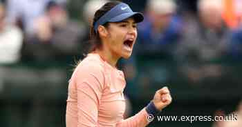 Emma Raducanu blasts Nottingham Open umpire after winning match that was '2v1'