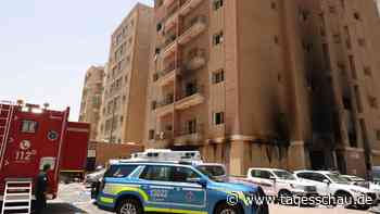 Kuwait: Viele Tote bei Brand in Wohnhaus