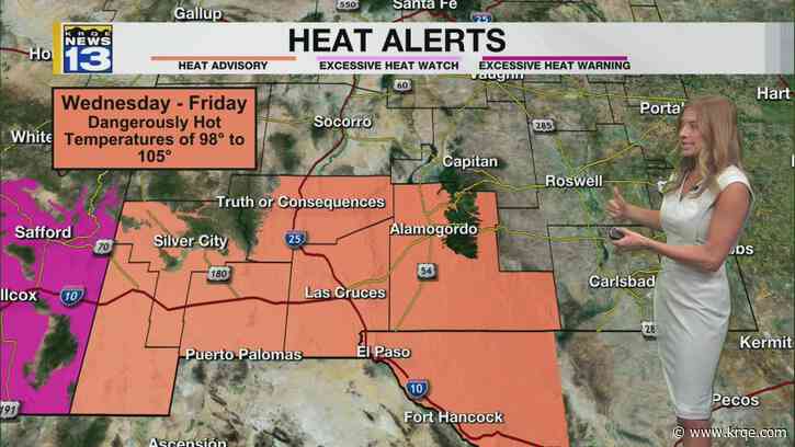 Record heat returns to New Mexico
