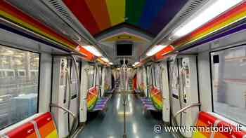 Un treno arcobaleno sulla linea A. Così Atac celebra il Roma Pride