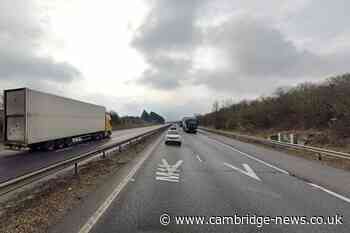 Man injured after M11 four-vehicle crash in Cambridgeshire