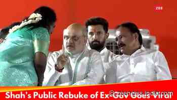 Shah’s On-Stage Rebuke Of Ex-Guv Tamilisai Soundararajan Goes Viral, Video Sparks Rumours Of Rift In Tamil Nadu BJP