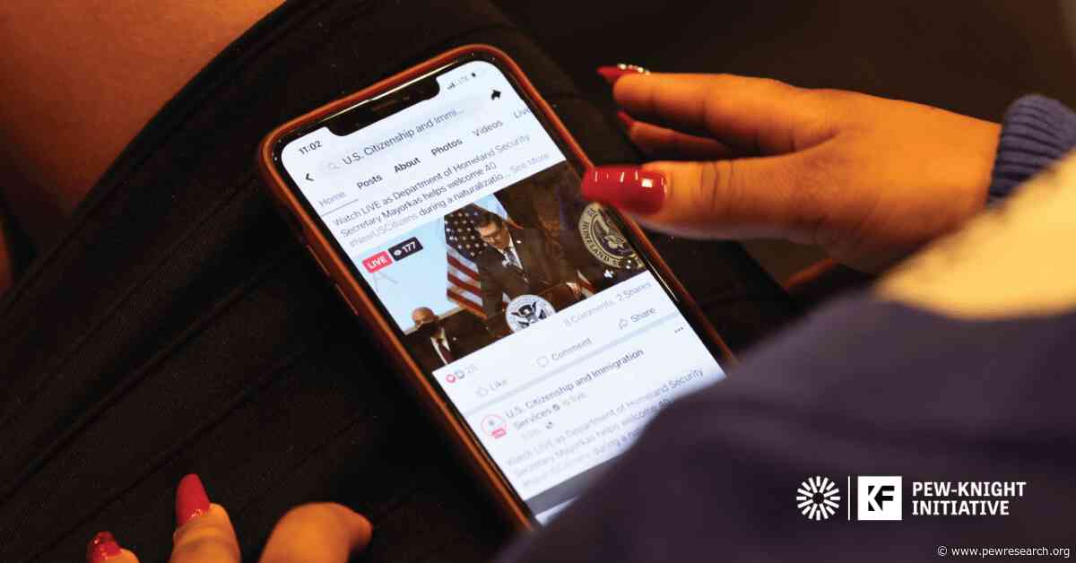 How Americans Get News on TikTok, X, Facebook and Instagram