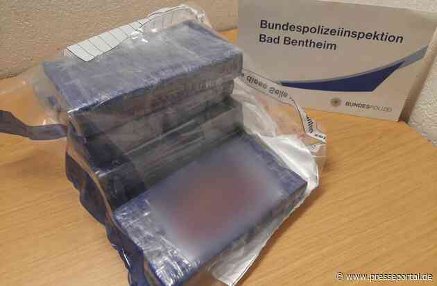 BPOL-BadBentheim: Rund 5,5 Kilo Kokain im Wert von rund 400.000 Euro beschlagnahmt / Mutmaßliche Drogenschmuggler in Untersuchungshaft