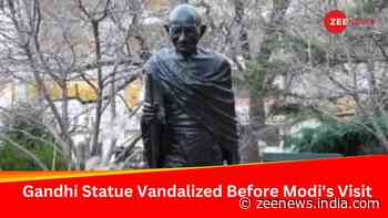 Mahatma Gandhi`s Statue Vandalised By Pro-Khalistan Elements Ahead Of PM Modi`s Visit To Italy, MEA Reacts