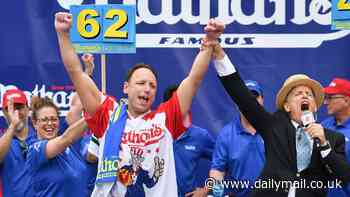 Joey Chestnut's ban from Nathan's July 4th Hot Dog eating contest is like 'a gut punch', says competition's host