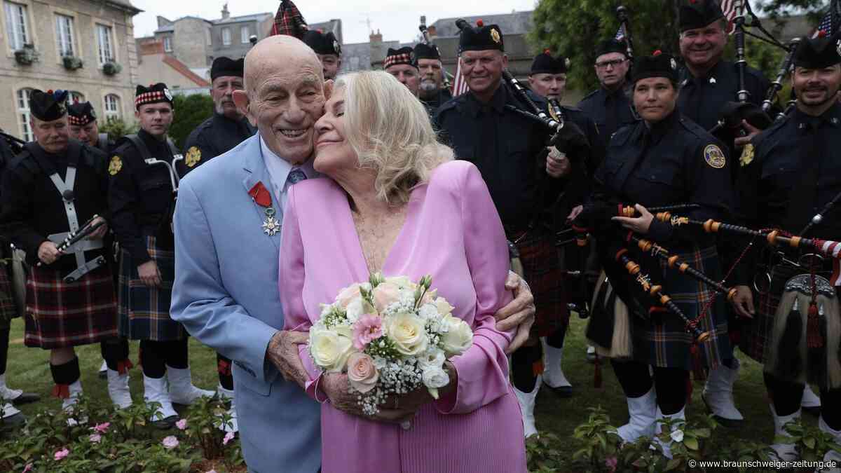 100-jähriger D-Day Veteran heiratet 96-jährige Partnerin