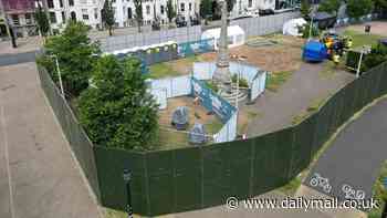 Euros fury as pretty church is obscured by monstrous 15ft metal fence to create fanzone ahead of tournament