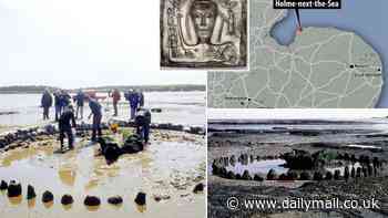 Unravelling the mystery of Seahenge: Timber structure was built off the coast of Norwich 4,000 years ago in an effort to bring back warmer weather during an extreme cold spell, study claims