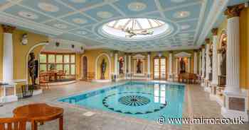 'Poundland' mansion with pool that turns into a dance floor on sale for £7m