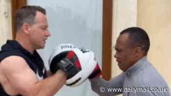 Sugar Ray Leonard praised by fans after boxing legend shows off his incredible hand speed at 68 in viral video