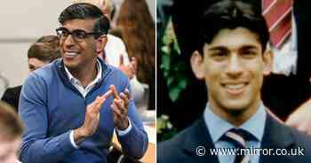 Where did Rishi Sunak go to school and how much did it cost?