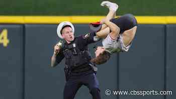 LOOK: Streaker tased during Reds-Guardians game after running on the field to do a backflip