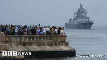 Russian warships arrive in Cuba in show of force
