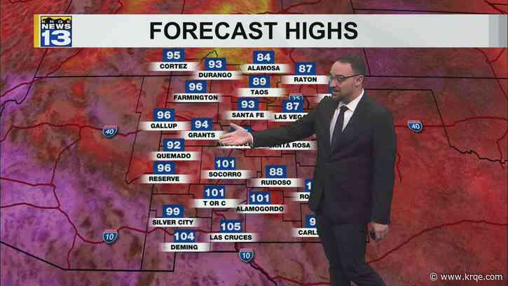 Record breaking heat forecasted for much of New Mexico