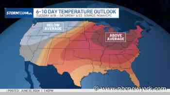 Summer heat ahead for the second half of June