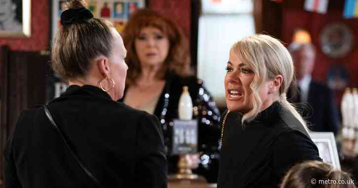 EastEnders set for funeral showdown as old rivals tear into each other over Keanu Taylor