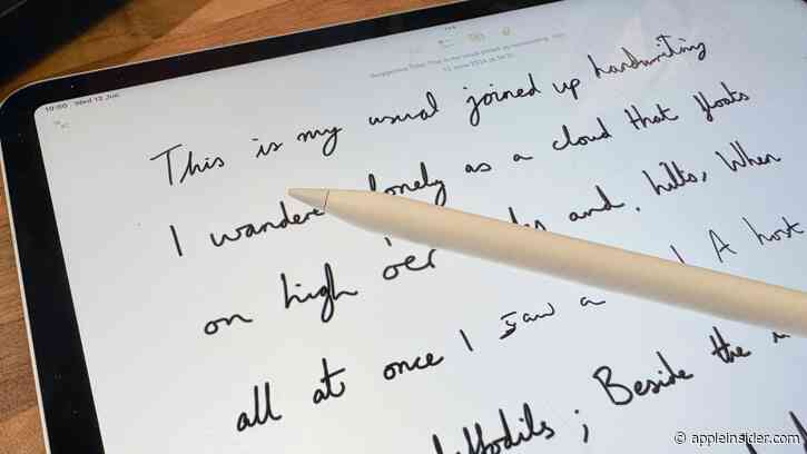 Smart Script impressively forges handwriting in iPadOS 18 Notes app