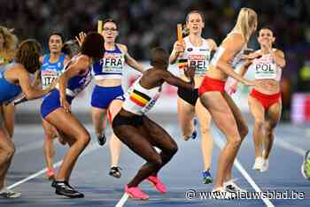 LIVE EK ATLETIEK. Hun eerste medaille ooit: Belgian Cheetahs pakken brons op de 4x400m bij de dames
