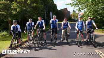 Hospice staff cycle more than 300 miles to work