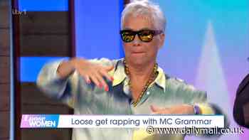 Loose Women's ladies don shades and gold chains as they showcase their rapping skills in HYSTERICAL moment with guest MC Grammar
