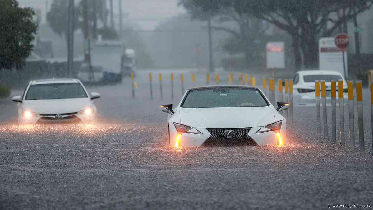 South Florida is hit by once-in-a-millennium rainfall that saw TEN inches inundate the Sunshine State, triggering mass-flooding
