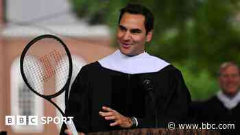 Federer rejects 'effortless' theory in graduation speech