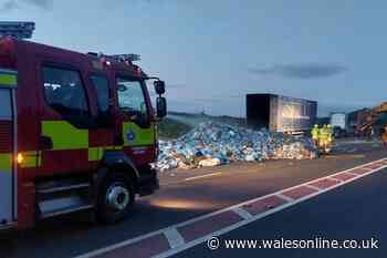 Disposable vapes caused large lorry fire