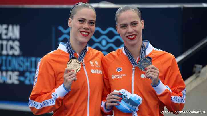 Eerste Europese gouden medaille ooit voor synchroonzwemzussen