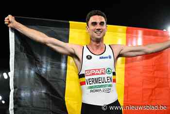 Jochem Vermeulen verrast op EK atletiek met zilveren medaille op 1.500 meter na ongelofelijke eindsprint: “Sta te trillen op mijn benen”