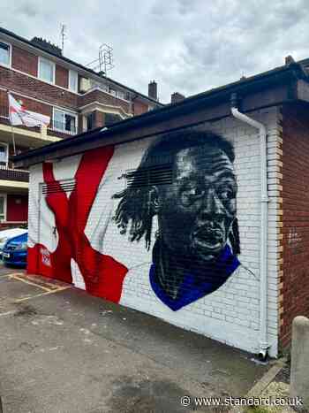 Kirby Estate: London estate unveils new mural ahead of Euros 2024