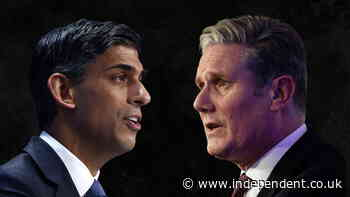Jeers and laughter: Audience have their say on Rishi Sunak and Keir Starmer