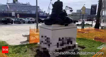 ‘Taken it up with Italian authorities’: MEA on Gandhi statue vandalisation