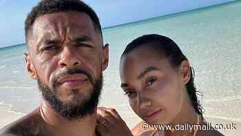 Leigh-Anne Pinnock 'takes swipe at husband Andre Gray during first solo gig as she says she chose to forgive him' after admitting their long-distance relationship has been 'hell'