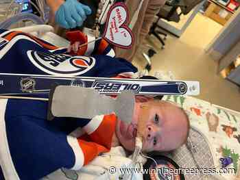 ‘Celebrate the wins:’ Family of tiny Oilers fan cheers team on from hospital